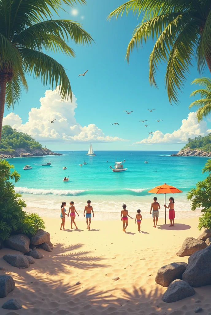 Fun summer with travel and summer vibes