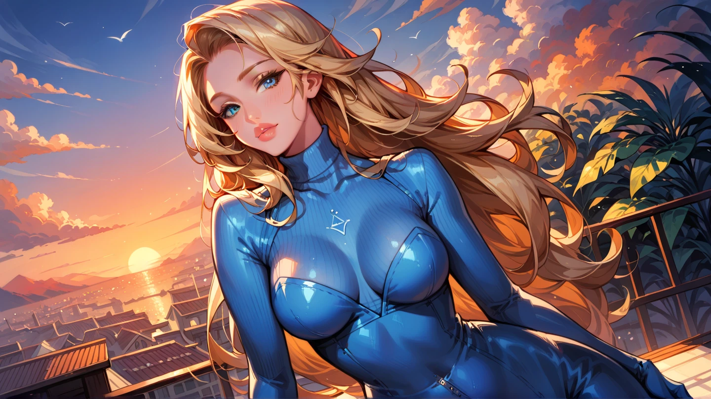 Jessica Alba as The Invisible Girl with large breast on Fantastic Four