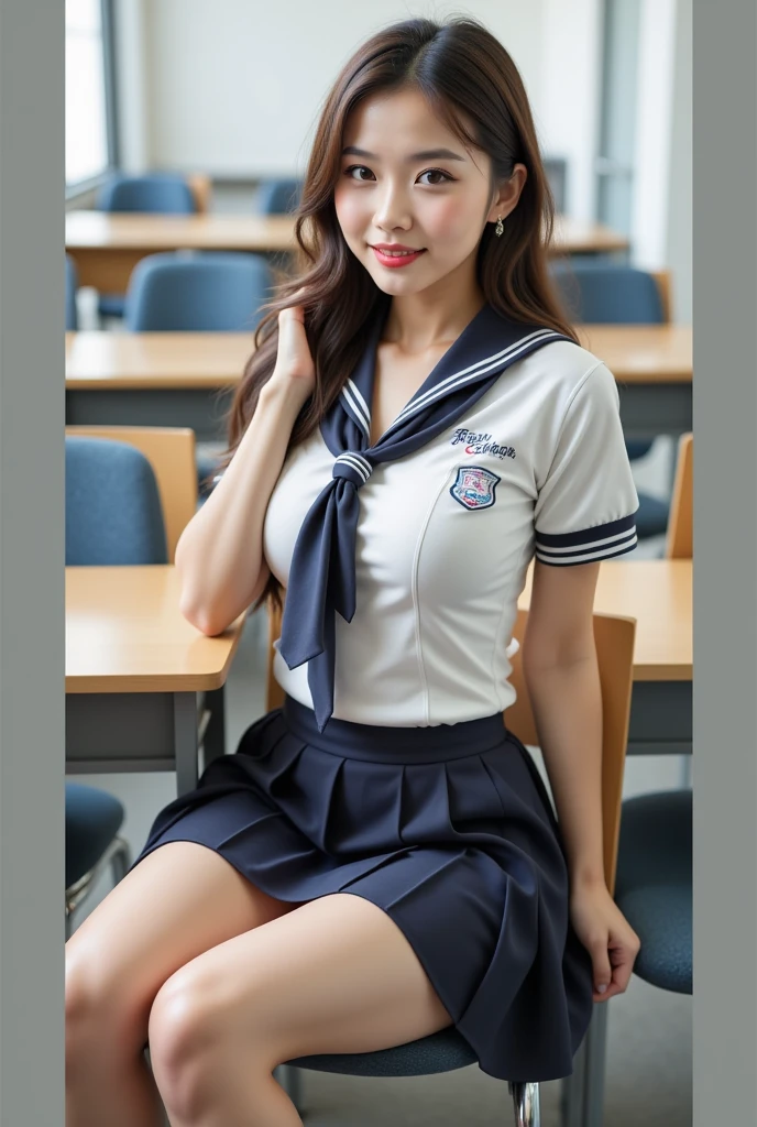 Masterpiece，Highest quality，Official Art，Highly detailed CG Unity 8k wallpapers, Best Quality, 8k, 12 Year Old Naked Girls, tits小さい, 、Raw photo, Absurd, Award-winning portraits, A shy smile, Solo, , , Delicate girl, upper body, Digital SLR, Looking at the Viewer, Frank, Sophisticated, Thin arms, maid Cafe, (Detailed eyes and face:1.0), (Senile:1.1)、((NSFW:1.7、Real))、1 Girl, ((Schoolgirl uniform)), View your viewers, Young face、Satisfied expression, (( Spreading legs、With legs apart、Mainly crotch)),Show your chest、、tits、Small breasts、、((Genitals))、((((10 years old)))))、(((Genitals)))、(Pussy line)、((((Japanese elementary school students、She has a bun hairstyle、Japanese Junior Idols、I was in ecstasy.....、、I feel ecstasy、