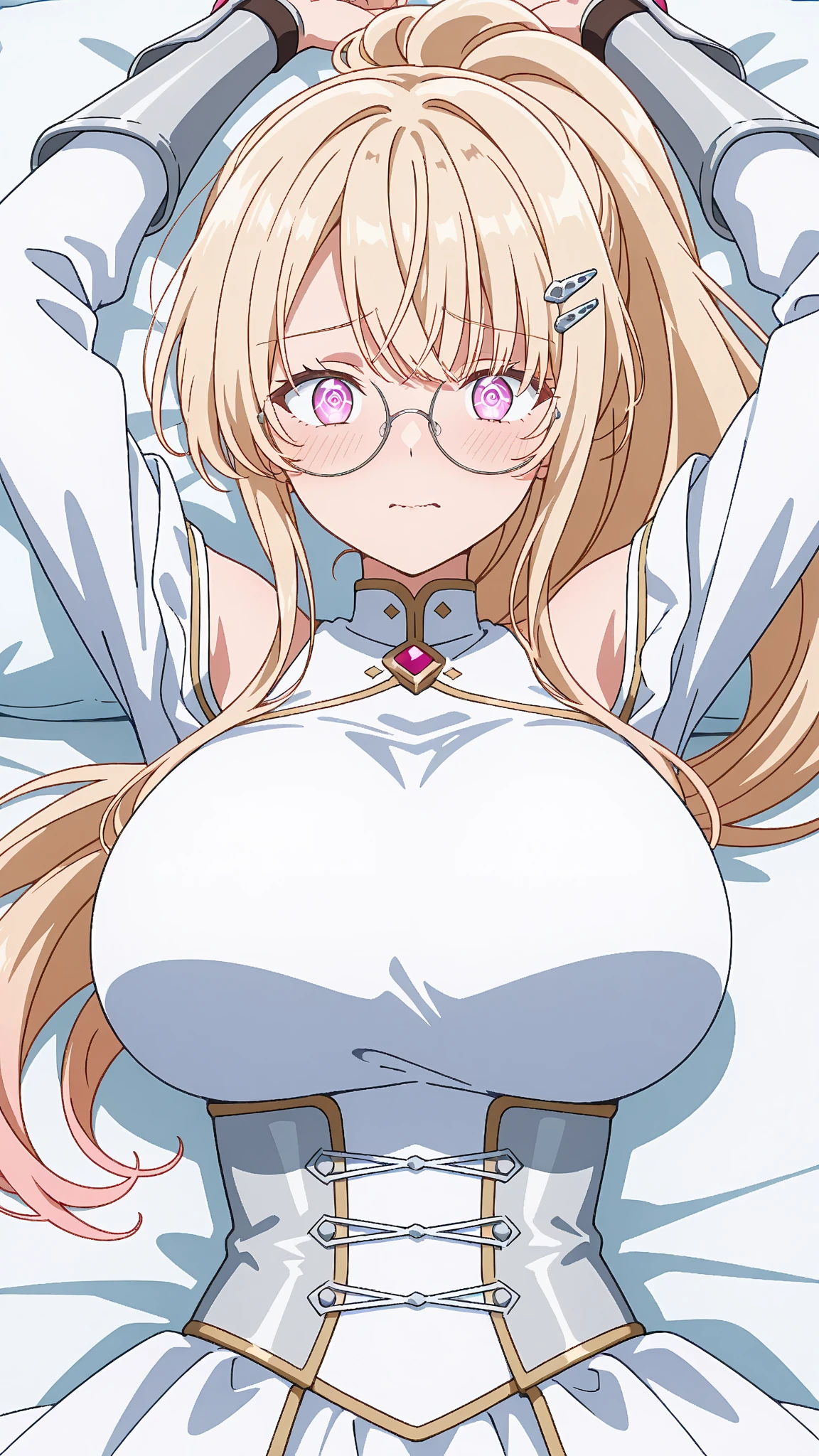 Being fondled by a group of black people,Show forehead,Glasses,1 girl,Super delicate skin,Radiant Skin,Moist oily skin, devil smile,Huge Chest,Chest,,Show your thighs,Vibrant colors,masterpiece,best quality,Extremely detailed,high resolution,concentrated,Nightclub,Look at the audience,12 years old,Change,((masterpiece、best quality、Very detailed)、((A girl))、blond,Dark skinned hottie,Tattoo,Pink Wedding Dress,Reverse Bunny Girl、Pink Eyes、((There are many piercings))、((Big Chest))、Cowboy shooting、Shooting from above、Purple light strip,((best quality)), ((masterpiece)), (detailed), (character focus、Chest Focus,whole body), Thick Legs,Side Ponytail,Long hair,curls,Double tail,Thick thighs,Huge breasts,Half Chest Exposed,Fascinating three-dimensional,Fascinating three-dimensional,Fascinating three-dimensional,Whole body soaked,Shortness of breath,Bright Black
