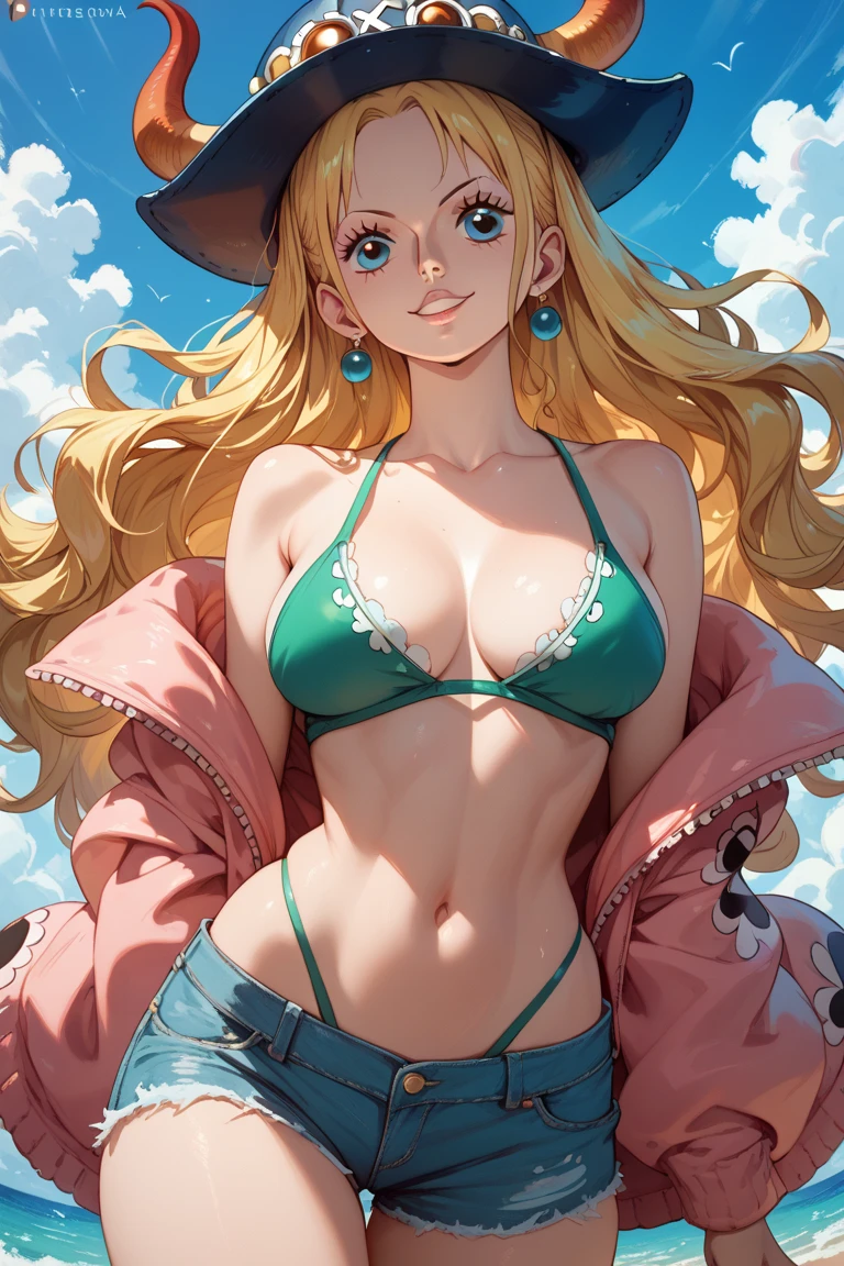 One Piece Nami Nude Boobs Nipples