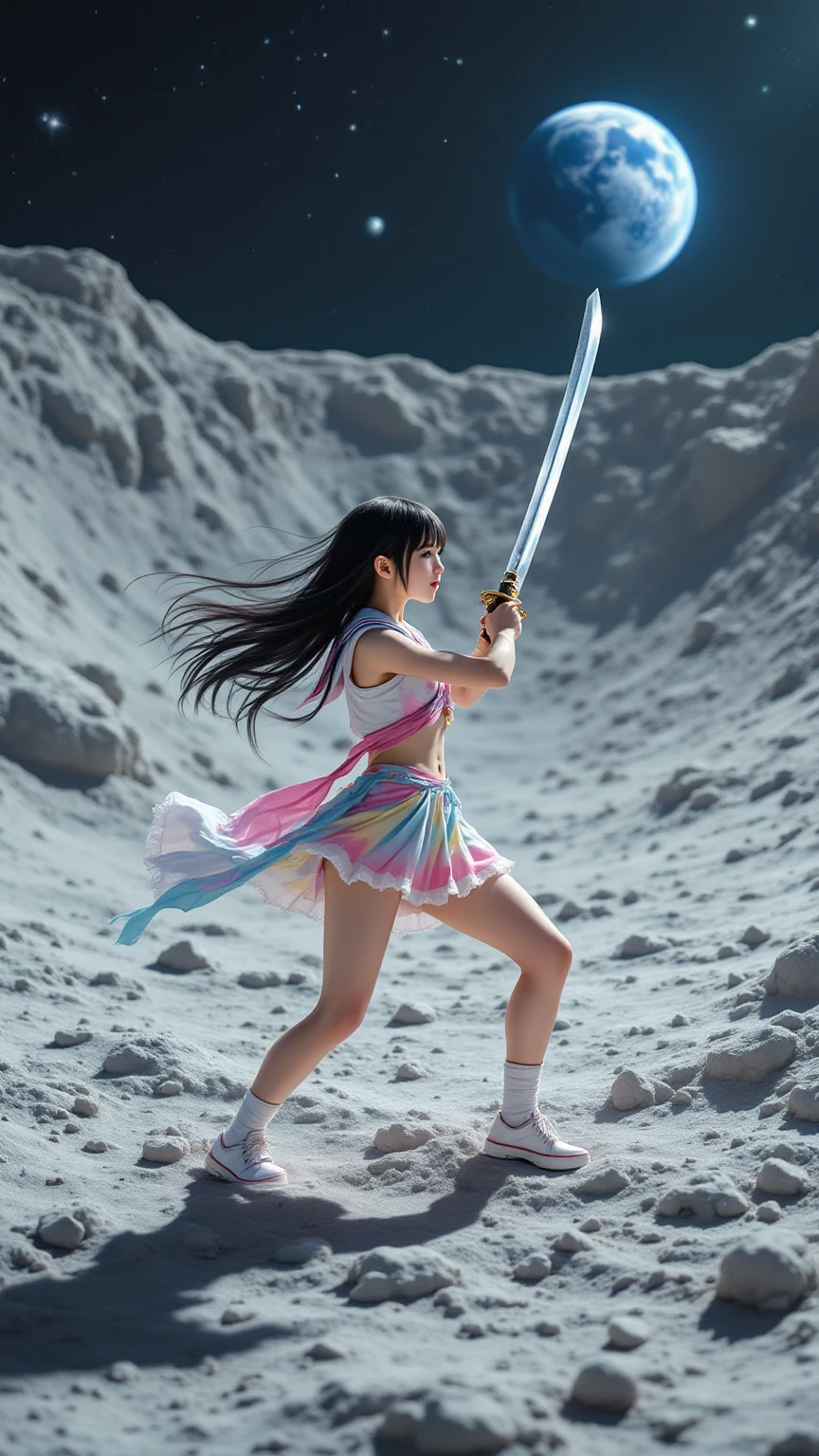 (photo Realistic:1.4), (hyper Realistic:1.4), (Realistic:1.3),whole body,zombie,girl,14 years old,No clothes,No sleeve, in the forest,metal shoes,sword,,(Legs without stockings),,