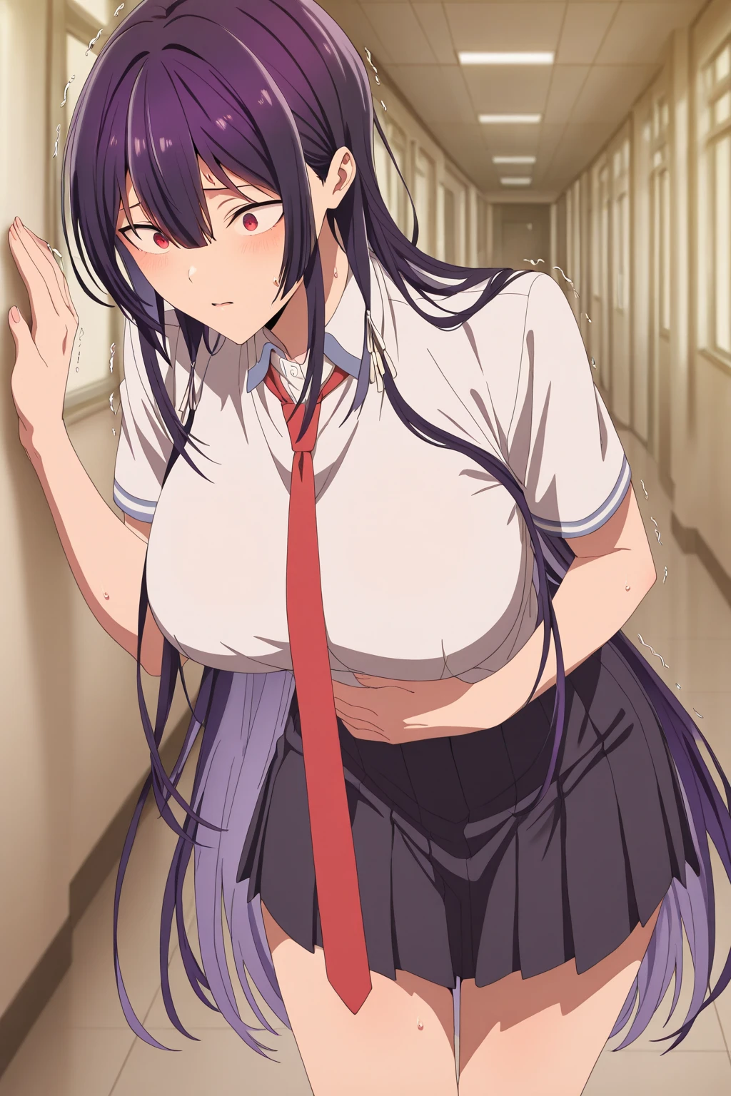 {yukinoshita_yukino_yahariorenoseishunlovecomewamachigatteiru:1.15},black hair, blue_eyes, , 1 girl,,alone, hair between eyes,(torn clothes, check mini skirt,:1.7),show off white lace panties, bare shoulders,, cleavage,thighhighs,long hair, ((orgasm:1.5)) , beautiful light, half eye closed, close up face, beautiful upper body, Beautiful body, beautiful character design, perfect eyes, Perfect face, expressive eyes, looking at the viewer,(lie on road),in the center of the image, official art,High Definition CG Unity, Perfect lit, bright_front_face_lit, ,(Highest_quality:1.0),4k,Super detailed, photograph, 8K, nffsw, High resolution, absurd:1.2, kodak portrait 400, film grain, Lens flare, (lively_color:1.2) (beautiful,small breasts:1.4), (beautiful_face:1.3),(narrow_waist),blush, ((detail nipple)),,