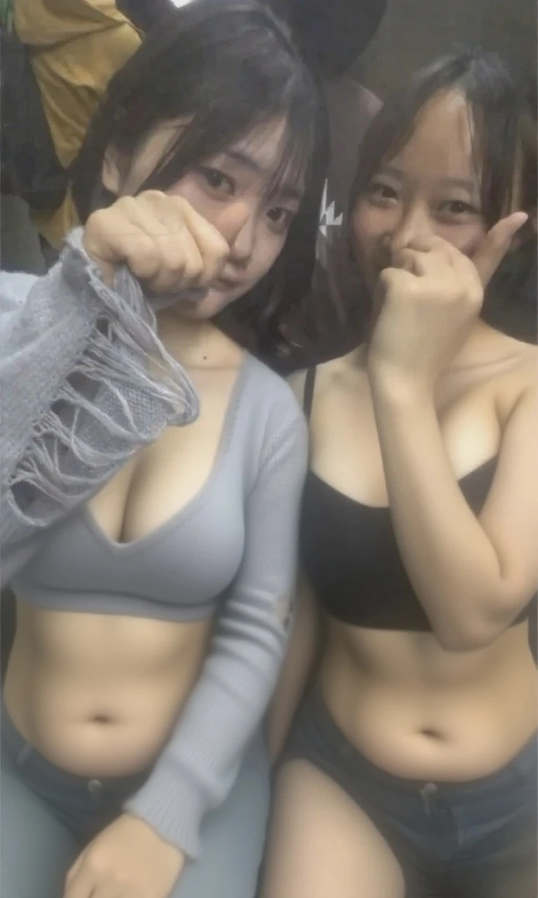 nsfw, Highest quality、Masterpiece、Naughty yoga class、Young Japanese Woman、2 people、14 years old、Focus on the chest、Yoga poses、Bare mid-chest、Big pink nipples、Narrow waist、Attractive lower body、Ultra-thin leggings、Big eyes、Double eyelids、Quiet look、ponytail、Sweat