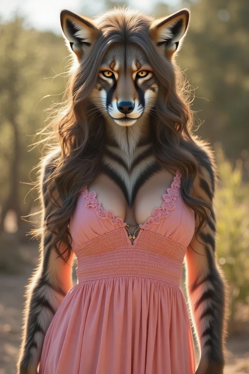 Critters,Female beasts,Tiger's head,超A high resolution, Movie Angle, Professional lighting, best qualtiy, tmasterpiece, Perfect focus,Background bokeh,realisticlying,Ultra-high resolution fabric texture,8k eye details,8K pupils,{{{{Lower grade}}}}, Vulgar appearance,frontal photos,taking a full body photo,frontal photos,taking a full body photo,(Super swollen: Exaggerated scale: Swelling, huge-breasted,super gigantic breasts),(Full chest support suit),(Plump clothing is supported by the chest),(Expose gigantic breasts),(Furry animal fur)
