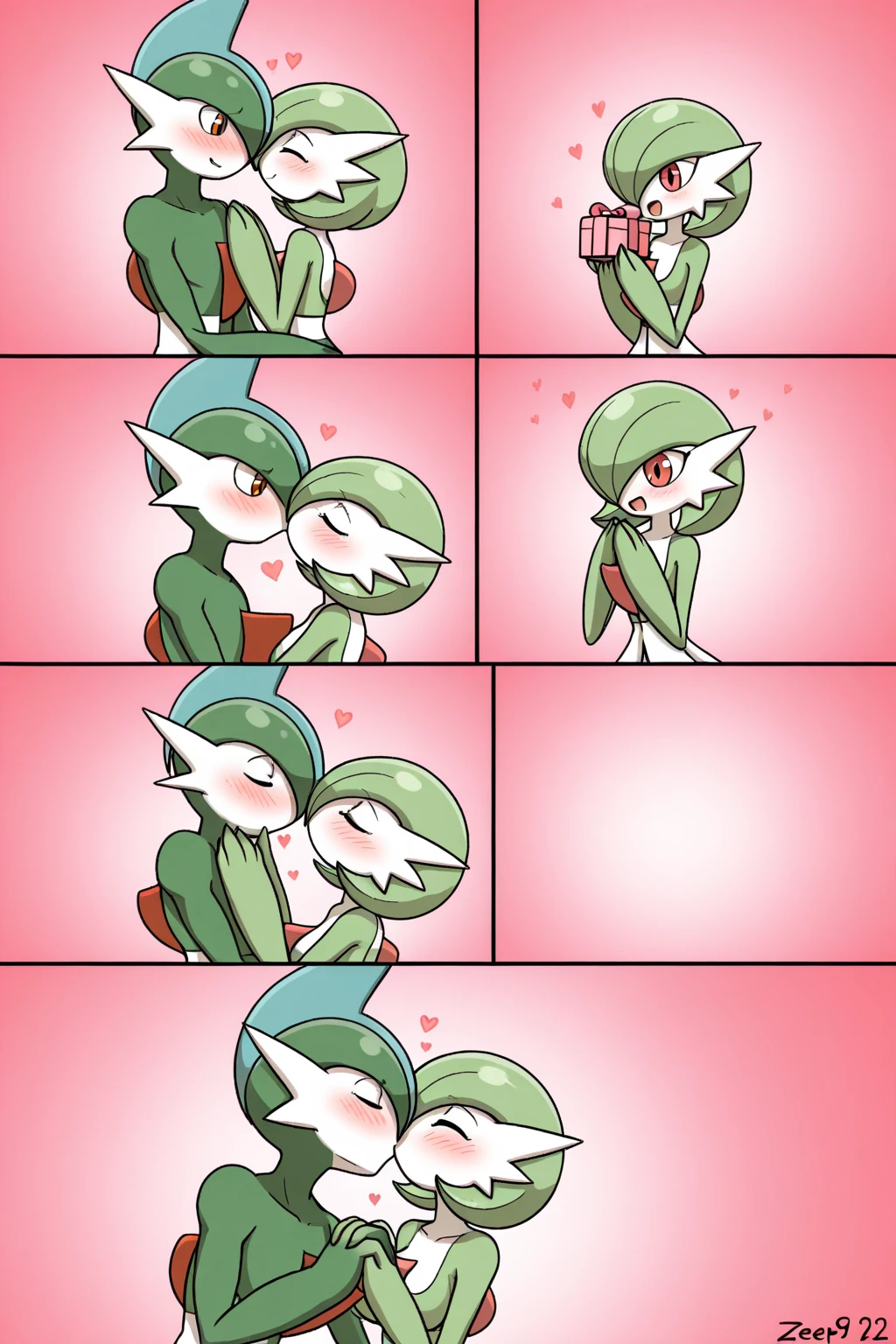 red-head-saria, kneeling, ahegao, red hair, naked, red hairband, doggystyle sex, shota-boy, white chickes, living room, on all fours, blonde boy, nipples, blonde link, the legend of zelda, hat, medium breast