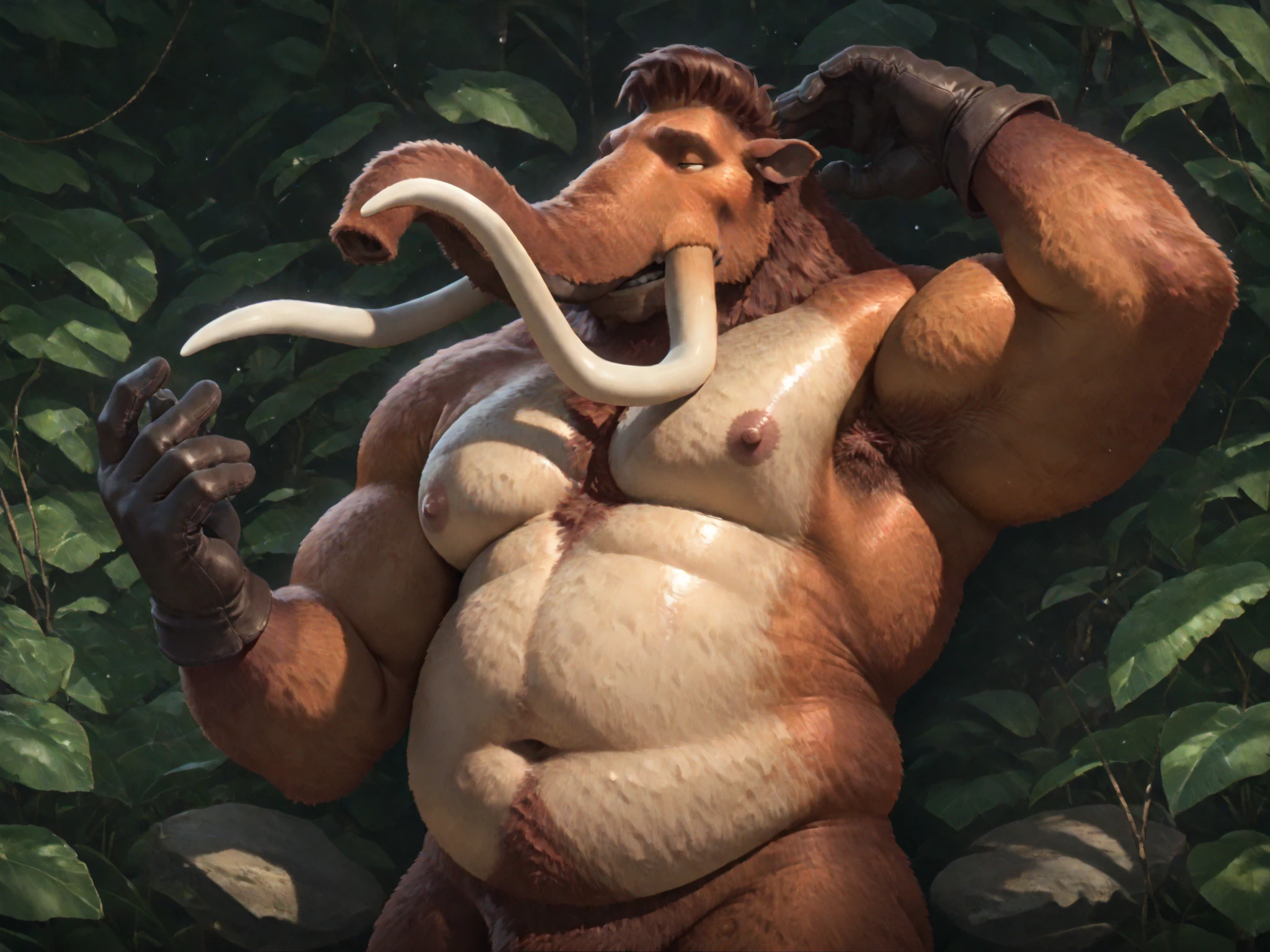 feral male lion looking at the viewer seductivly,fur,cute, looking behind, all fours,(( backsack, puffy tail anus)) ((((huge flared penis, veiny flared penis, fat flared penis, thick flared penis, huge balls, saggy balls, excessive pre cum))))tail simple background, jungle temple background,8k,4k,highres