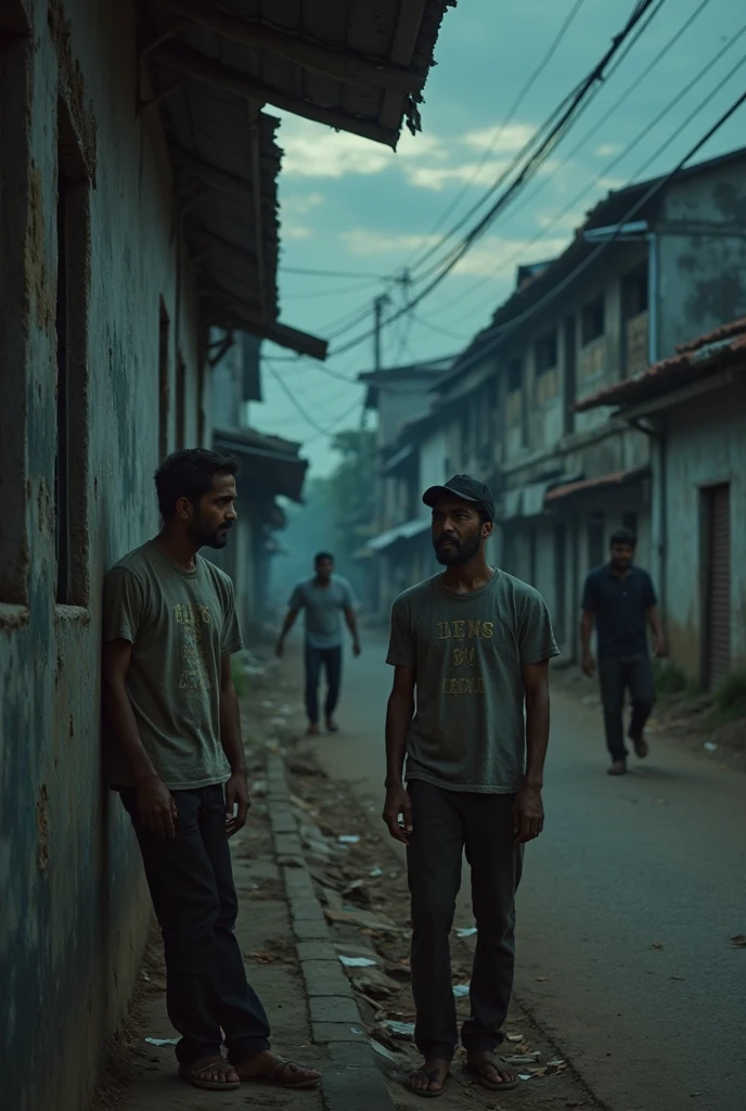 Street gang from India, scary, pauvre