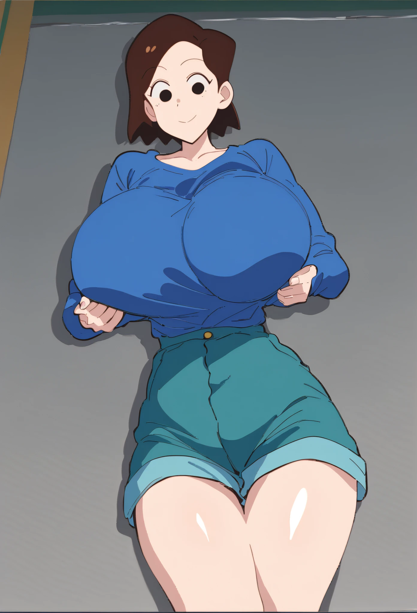 (Night:1.7), Cyberpunk_CityView, Before Window,
(Standing:1.8) at attention,
White_buruma,blue_panties, buruma,gym_uniform, 
bare legs, 
brown_hair,brown_eyes,hair_ornament,hairclip,side ponytail, single braid, 
1 girl, 20yo,mature female,Beautiful Finger,Beautiful long legs,Beautiful body,Beautiful Nose,Beautiful character design, perfect eyes, perfect face,
looking at viewer, (innocent_big_eyes:1.0),(expressionless:1.3),
NSFW,official art,extremely detailed CG unity 8k wallpaper, perfect lighting,Colorful, Bright_Front_face_Lighting,
(masterpiece:1.0),(best_quality:1.0), ultra high res,4K,ultra-detailed,
photography, 8K, HDR, highres, absurdres:1.2, Kodak portra 400, film grain, blurry background, bokeh:1.2, lens flare, (vibrant_color:1.2)
(Beautiful,large_Breasts:1.4), (beautiful_face:1.5),(narrow_waist),