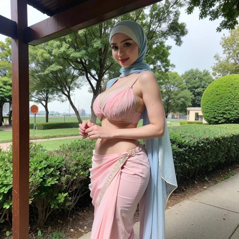 , , graceful pose, photorealistic, hyper detailed, 8k, HDR, UHD, professional lighting, physically-based rendering, vivid colors, delicate hijab, modest clothing, serene expression, (((((very bigger tits))))), ((wide hips)), ((((((huge round breast)))))), ((style heels)), ((((nude))))