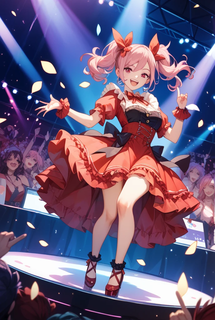 Rakkun in happy open platform high heels
