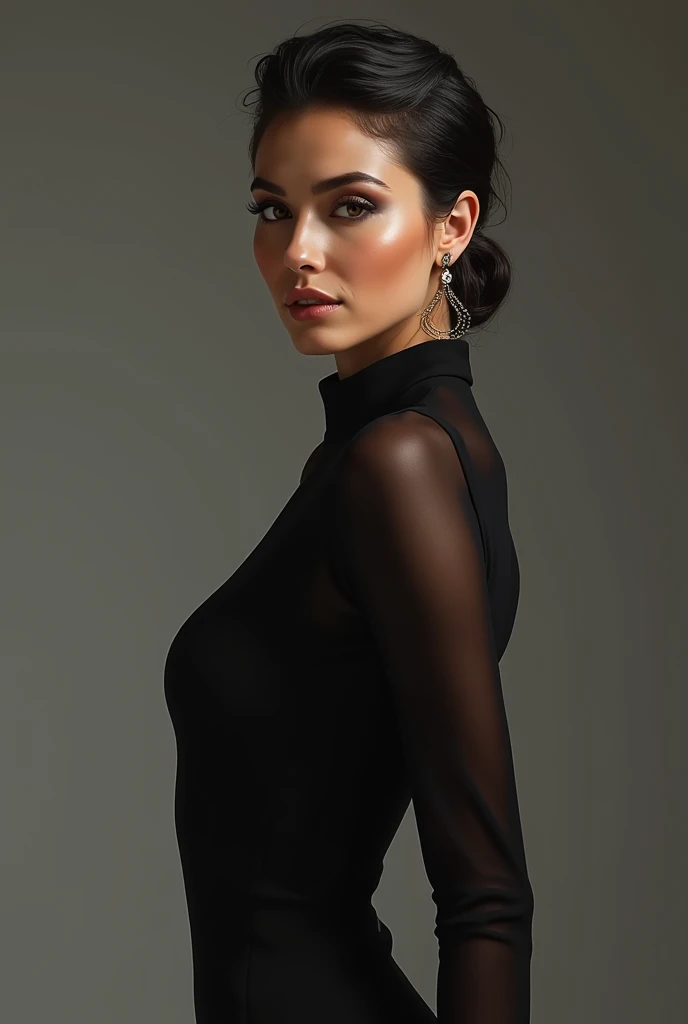 Wearing A Black Queen Dress
