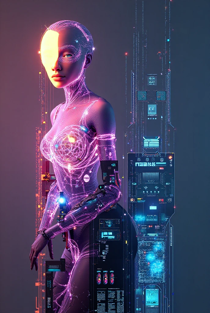igh definition, realistic,hyper-realistic,4k,ultra-detailed, realistic, perfect lighting,(1girl,girl dancing, full body, full screen), real long hair, perfect female body,(extremely detailed face, extremely detailed eyes, extremely detailed hair, extremely detailed legs, extremely detailed feet), flowers, (glitch art,hologram,glitch), <lora:Glich_Style:1>, multicolored background and a pattern of lines and dots,tunnel,Beeple, vaporwave colors, cyberpunk art, synchromism