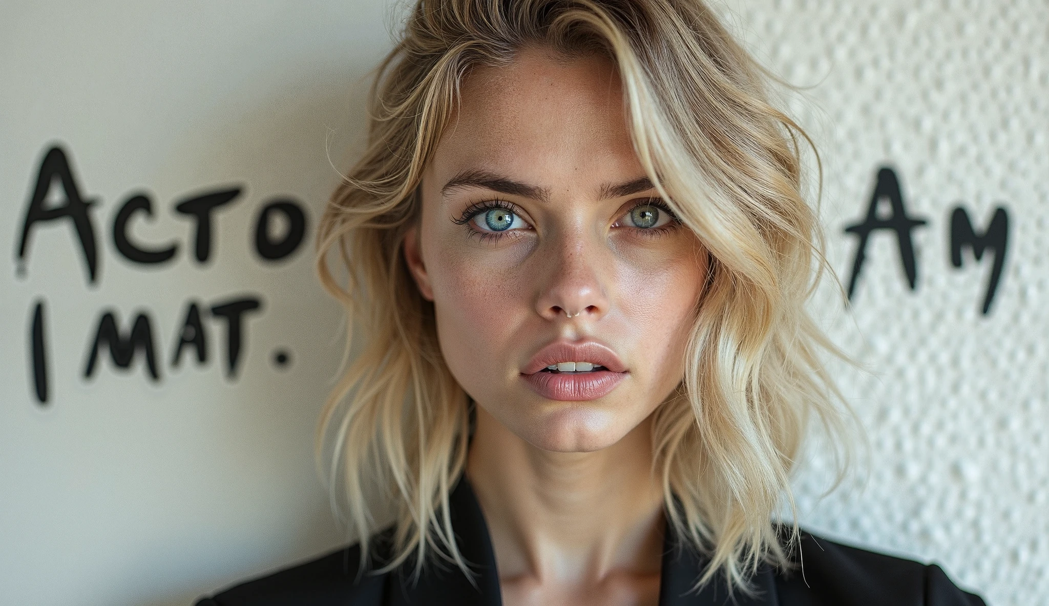 portrait of face and breast, a 22 years old white girl, long light blonde hair, (), Best quality, Highly detailed face,, corrugated, (dark blue eyes) in an apartment, ((naked)), detailed (textures!, Hair!, brightness, color!, imperfections:1.1), highly detailed bright eyes, (Looking at the camera), specular lighting, digital SLR, ultra quality, sharp focus, sharp, DOF, film grain, (center), Fujifilm XT3, crystal clear, center of frame, Cute face, sharp focus, daylight, (focus on face and breast)
