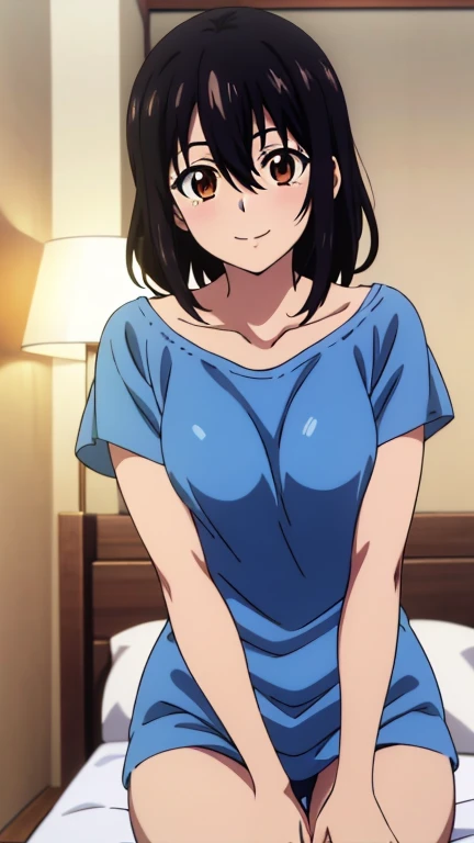 ((highest quality)), ((masterpiece)), (be familiar with), Perfect Face, indoor, Bedroom, Watching the audience,
One woman, Yuigahama Yui,
Open Mouth, Ecstatic expression, blush, smile,
Small breasts, Flat Chest, Young Girl, , , Girl,
Short Hair, Salmon-colored hair, Salmon-colored eyes, Side Pony,
Leg spread,