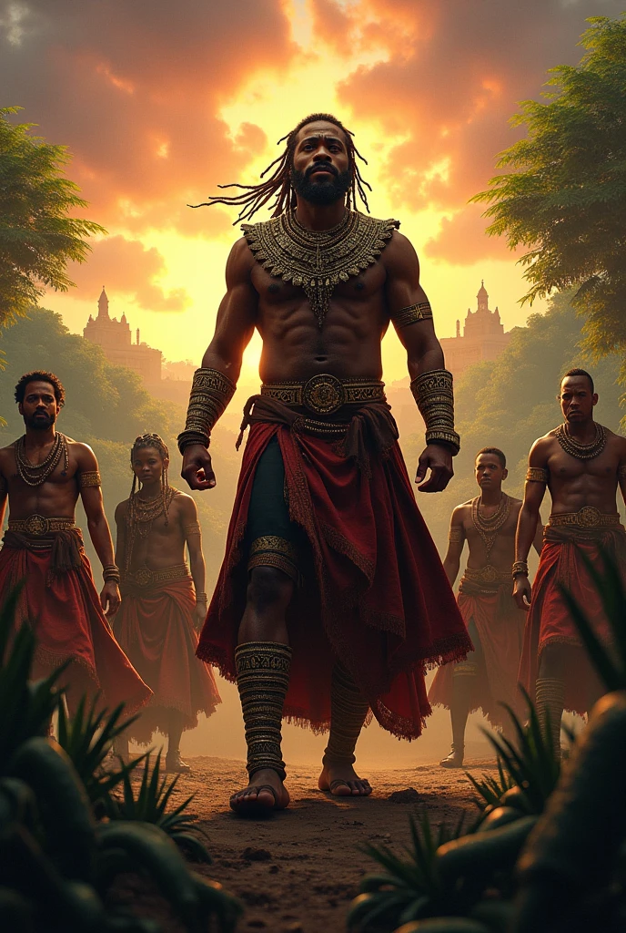 Imagine black Jesus in Africa leading his community.