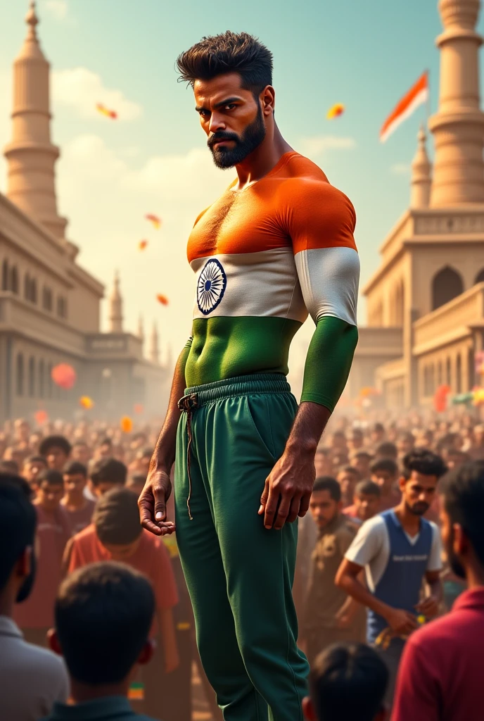 Olympic gold medalist in India suit