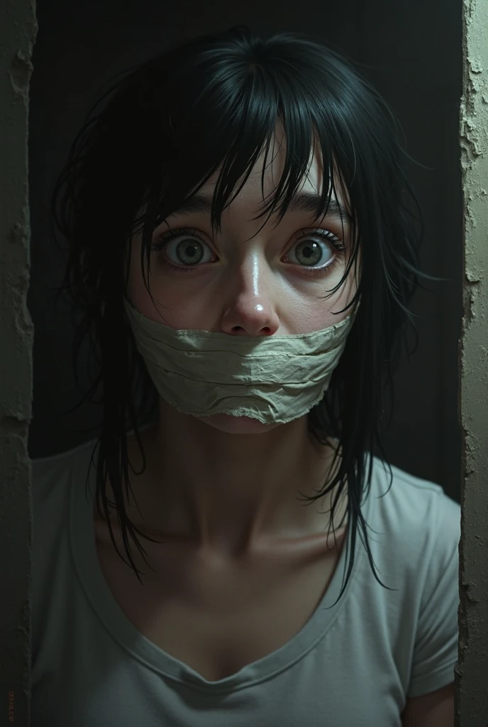 Gagged girl
