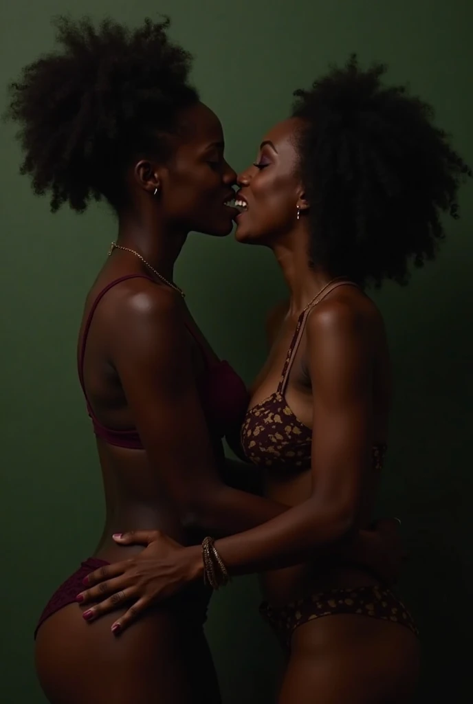 50 year old woman, Thick, squatt, crotch wet, Giant tits, sweat skin, frown, eyes large, darkskin, Expressão de pleasure, orgasming, pubic-hair, breasts showing, sticking out ass, a lot of dirt on the skin, tired of the battle, oral sex, realisitic, crazy woman, Sexual Desire, touching another woman, pleasure, arousal, 苦痛, Dona africana, 2 women touching each other&#39;s breasts, women squeezing their breasts, mocking and provocative smile, expressão de 苦痛 e raiva.