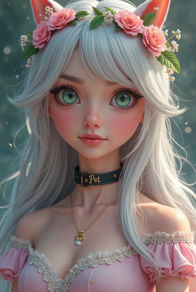 Personagem original, volumeric lighting, Melhores sombras, Profundidade de campo rasa, Retrato de uma garota incrivelmente bonita, Pequeno, Delicado, Belo rosto atraente com olhos azuis sedutores, Sorriso aberto, Boca aberta, Lovely medium breasts , Cabelo Loiro Longo em Camadas, Sombra Blush, bushy eyelashes, Camisa curta, Umbigo Aberto, Cintura Fina, Denim Jeans Pants, Com Cinto De Fivela, In The Flower Garden, Sentada numa pedra, sun sunset, Ao Ar Livre Unidade, Segurando pingente, (Alta Qualidade, incredible details: 1.25), (Solo: 1.3), Pinturas Coloridas Brilhantes