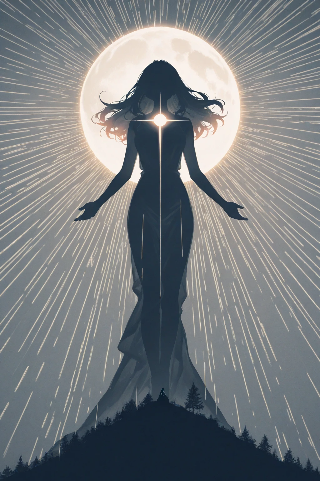 ((amazing_choreography):1.3), ((spinning motion):1.1), ((silhouette_of_female_figure):1.5), ((magical_transformation_sequence):1.2), ((magical stars background):1.1), ((magical floating ribbons):1.1), each stars detailed and rendered with a masterful gouache technique, silhouette art behance, overprint effect, surreal, It gives a magical aura. | Black and white, silhouette art, (woman), ,hourglass figure,((double exposure body):1.3), elegant pose, flowing hair, graceful curves, subtle details, minimalistic background, soft lighting, delicate features, captivating composition, slender silhouette, double exposure effect, artistic interpretation. | (Masterpiece in maximum 16K resolution:1.6), ((darkest_insane_silhouette_illustration):1.2), ((double_exposuire_effect):1.2), (intricate detail:1.4), (extremely insane detail:1.4),(highest quality:1.3),(Hyper_realistic:1.3). | (perfect_pose:1.0), (perfect_fingers:1.0), (perfect_legs:1.0), better_hands, More_Detail.
