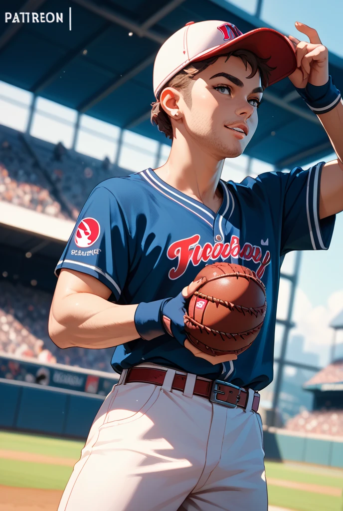 DEN_uwucaptain666_touki00,
(playing baseball and wearing a baseball uniform swinging a bat, baseball uniform, playing baseball, baseball:1.2),
bokeh, f1.4, 40mm, photorealistic, raw, 8k, textured skin, skin pores, intricate details <lora:epi_noiseoffset2:1>, epiCRealism <lora:ClothingAdjuster3:-1>