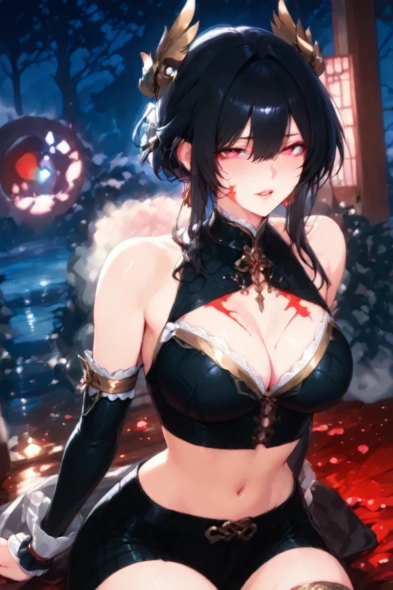​masterpiece++、top-quality++、ultra-definition++、ultra-definition++、4k++、8k++、from side、short-haired、（Background Focus）++、Sexy-dressed woman casts explosive flame spell to destroy city、Flaming runes、Flaming Ball、Flaming Dragon Flying Above、Flame Sorcerer、Goddess of Fire、detailed fantasy art、fantasy art style、Blake Beautiful Ancient Flame Witch、Queen of Flames and Explosive Flames、Fantasy Art Behans、Beautiful Celestial Sorceress、Bewitching magician、shiny floating flame fragments、Red crystal、 A dazzling spark of flame、Flame Chain、snow blowing、Hair with a blazing wind、Blake Isekai Beautiful、Flame Crown、Detailed clothing、Scorching aura、Burning face、tall body、Mature body、seductive body、爆乳、detailed beautiful faces、detailed shiny eyes、Detailed skin、Full body break、detaileds、realisitic、4K highly detailed digital art、octan render、bio luminescent、BREAK8K resolution concept art、真实感、Mappa Studio、​masterpiece、top-quality、Official Art、illustratio、Ligne Claire、(cool_color)、perfect-composition、absurderes、Fantasia、Focused、thirds rule