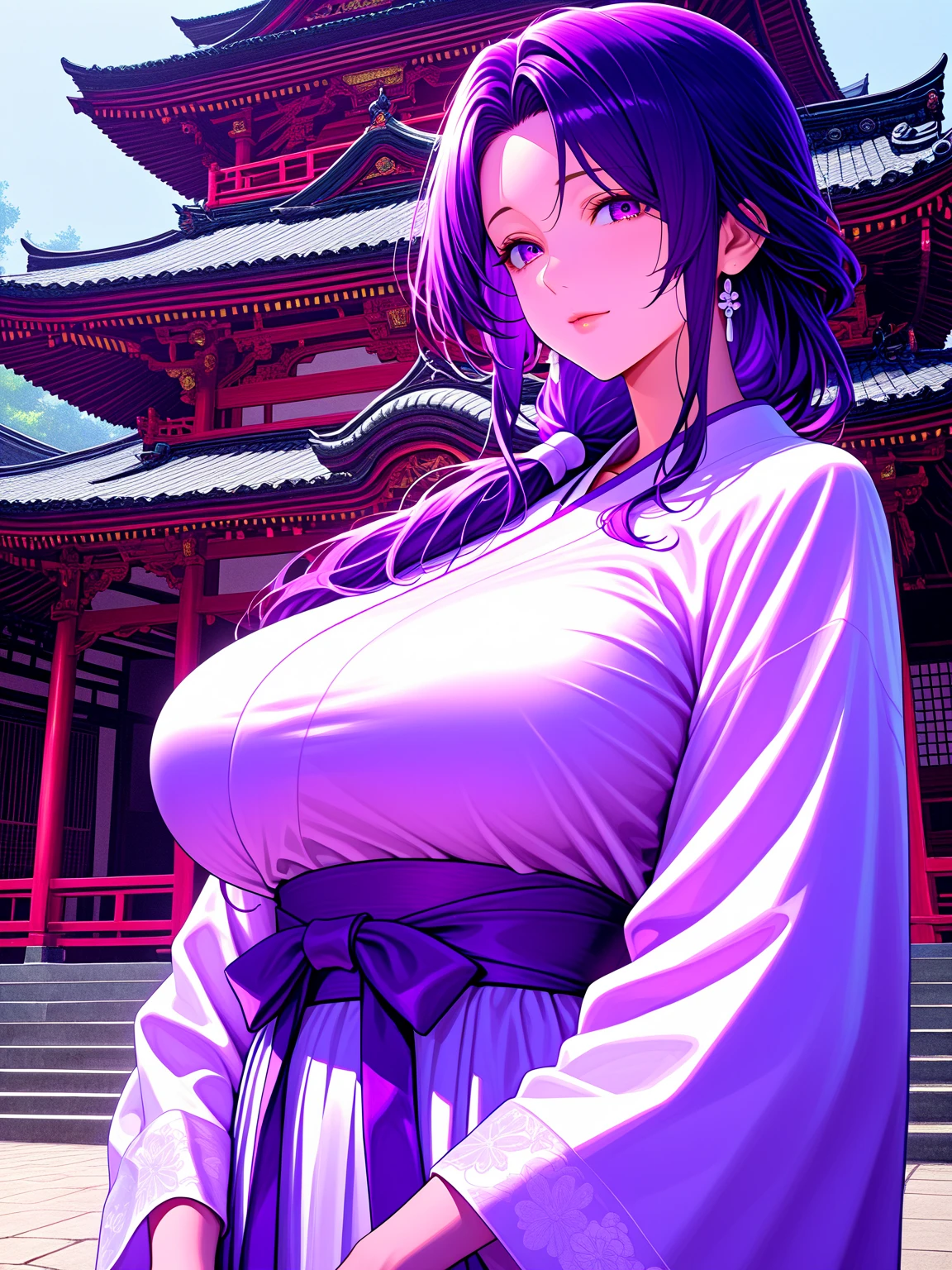 <lora:YukishiroTomoeV3:0.7> yukishiro_tomoe, huge_breasts, kimono, starry_sky, masterpiece, best_quality, detailed_face, detailed_eyes, highres, beautiful, detailed,