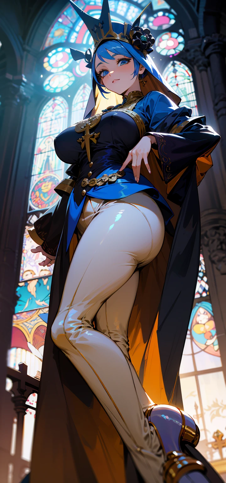 (masterpiece), Princess,Princess,Small breasts,Light blue lace underwear, Natural light, Realistic, Diffuse Light, Looking up from below,vapor, (Lift up your skirt), (urination), Braid,Race Stock Vang,Luxury Long Dress,Embarrassed red face,tiara.royal palace