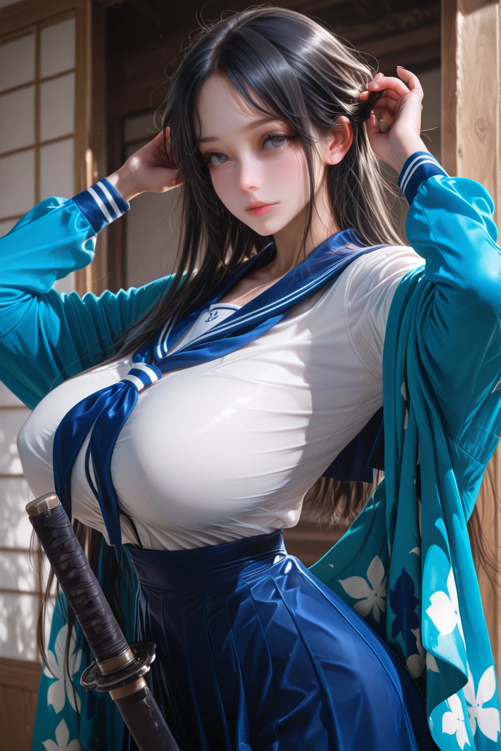 masutepiece, Best Quality, Ultra-detailed, Live-action adaptation,high-level image quality、 sage_(DQ3), 1girl in, (holding A staff, A staff:1.3), Solo, Long hair, Blue hair, circlet, Red Eyes, normal breast, yellow gloves, White Dress, Belt bag, Cape, long boots, cleavage, Bare shoulders, Underwear, wind lift, Background, white Backgroundmasutepiece,Best Quality,Highly detailed,1girl in,Solo,gritted teeth,Serious,concentrating,V-shaped eyebrows,wince,Sweat,Sweatdrop,blush,
shibari,BDSM,(((服の上からshibari,noose,Bound,srestrained,against pillars))),pillars,