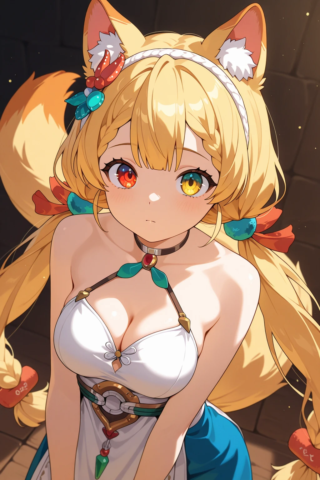 cute kitsune, beautiful kitsune, pretty kitsune, TamamoMGQ