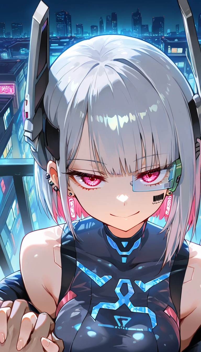 Anime girl in futuristic outfit with cat ears and headphones, Cute Cyborg Girl, Digital Cyberpunk Anime Art, Cyberpunk Anime Girl mech, female Cyberpunk Anime Girl, Cyberpunk Anime Girl, Beautiful Cyborg Girl, Perfect android girl, anime cyberpunk art, Portrait anime astronaut girl, Dreamy Cyberpunk Girl, Digital Cyberpunk - Anime Art, Girl wearing mecha cyber armor, Cyberpunk beautiful girl