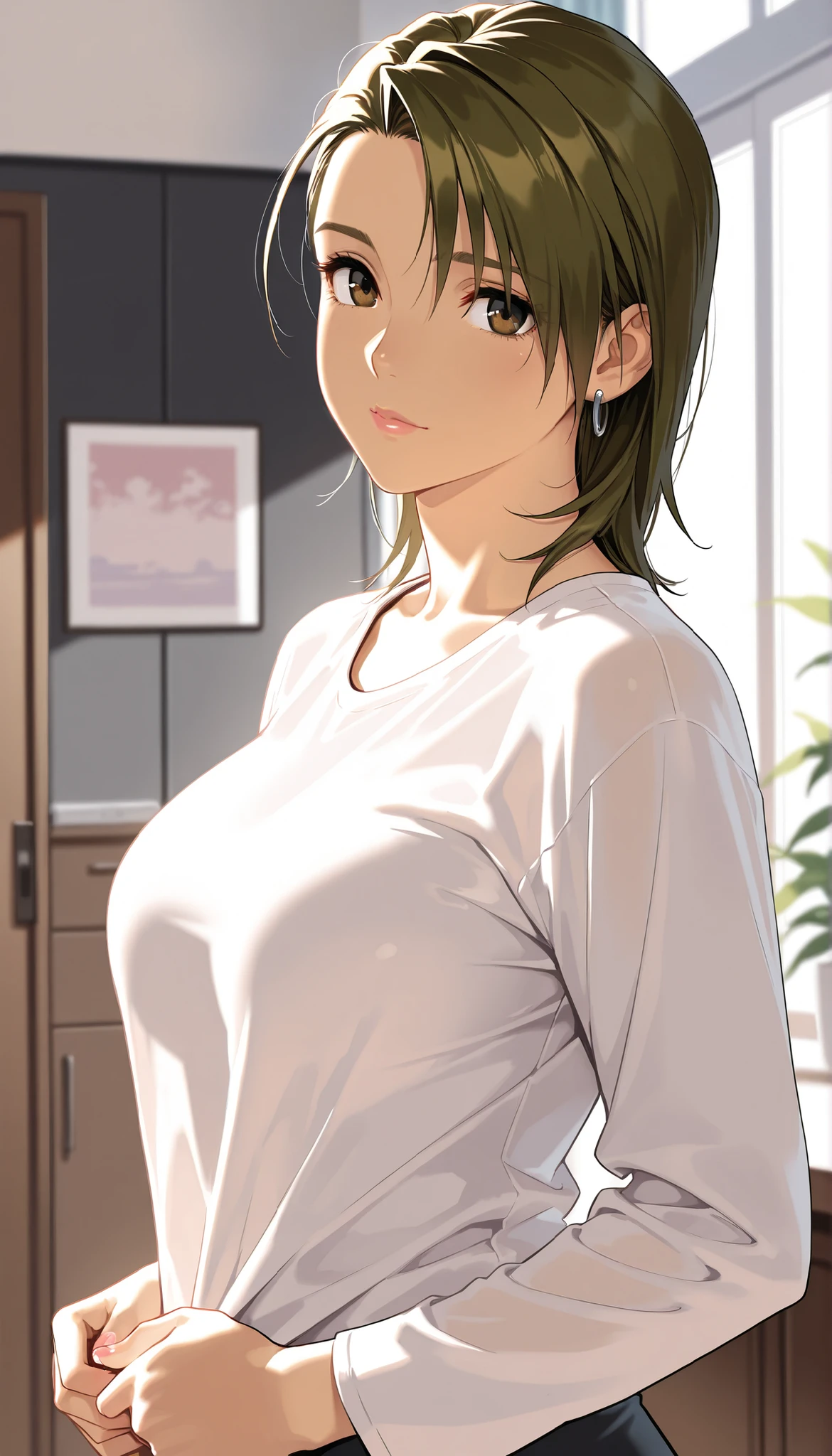 Nagisaki Nobara, ropa de ejercicio, sexy, muslos grandes