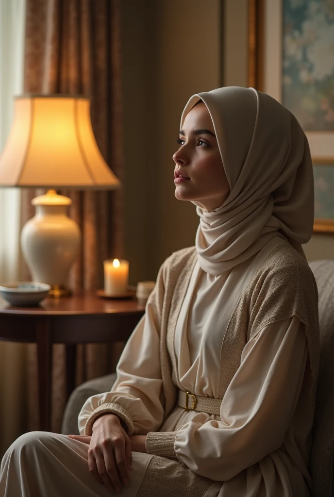 billie eilish young hijab on bed