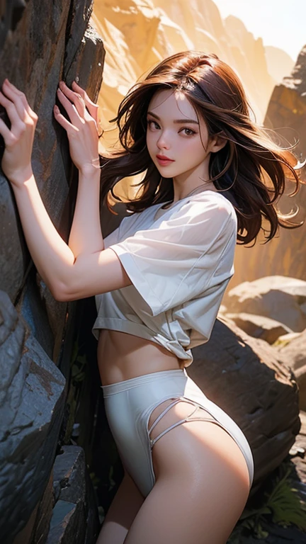 sweet1-000050,nfsw,best quality, masterpiece, an extremely delicate and beautiful, extremely detailed ,CG ,unity ,8k wallpaper, Amazing, finely detail, masterpiece,best quality,official art, extremely detailed CG unity 8k wallpaper, absurdres, incredibly absurdres, huge filesize, ultra-detailed, highres, extremely detailed, beautiful detailed girl, extremely detailed eyes and face, beautiful detailed eyes, light on face,cute, (FASHI-GIRL), (MAKEUP), 1girl,18 years old,(breasts_out:1.6), narrow waist,Particularly strong light,(standing model pose:1.8), ,(underboob:1.6),detailed beach,((detailed breasts view)),(blurry_background:1.4),(from below:1.6),ulzzang-6500-v1.1:0.2, Symmetrical, high definition RAW color photo professional close-up photo, [:(high definition face: 1.2):0.1], (PureErosFace_V1:0.6), twin tails, half body, pores, real human skin, portrait of 18 year old woman bathing in river, ripples as body touches water, reeds, clear clean water, sparkling eyes, looking at viewer, wearing tight sleeve sweater, wet clothes, see-through clothes, nipples, wet body, wet hair, tidal effect, lens flare, shade, bloom, backlight, depth of field, natural light, hard focus, film grain, taken with Sony a9 II mirrorless camera, photographed by Laurence Demaison, small breasts like a boy, legs slightly spread