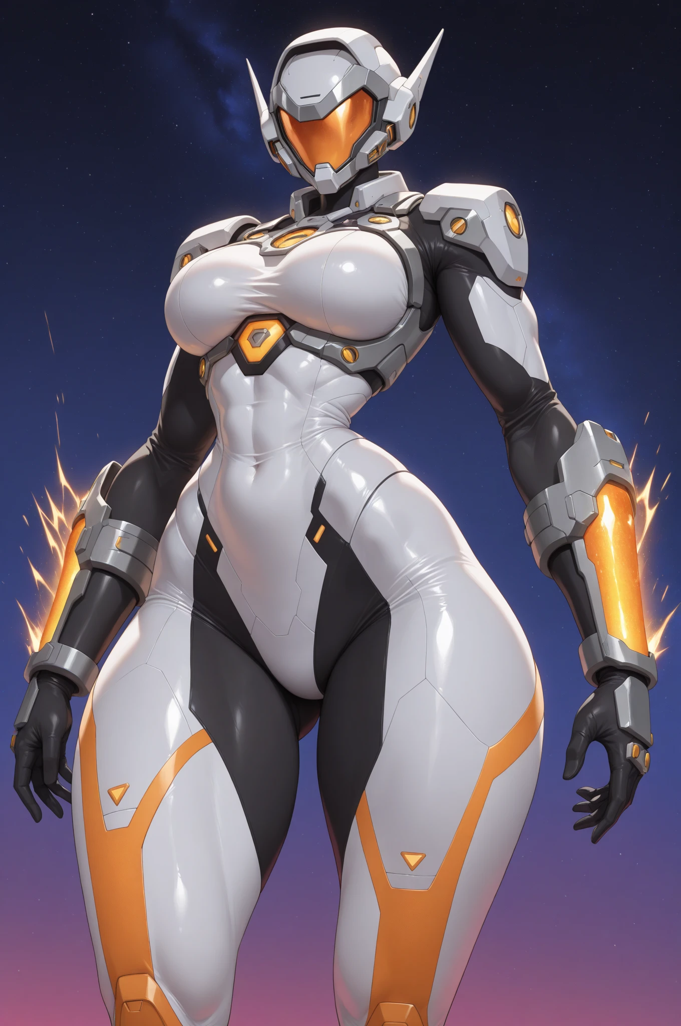 Solo, Stand Up Straight, Physically-based Rendering, Unreal Engine 5 Render, Jealous, (look Half Body:1.5), ((muscle And Bbw Body Type:1.4)), beautifull round Breasts shape,((cleavage, low cut, open chest & Gigantic fake Breasts:1.5)), (expose 11 line Abs:1.4), (Huge Hips:1.3), ((dressed in sci-fi military armor, scifi woman, beautiful Cyborg Woman+Futuristic armor from OVERWATCH 2, Guard Arms, Gloves:1.5)), (close Up Upper Body), ((pale Skin+lots of oil dripping on her body:1.3)), (clean Glossy Bodyskin:1.4), (background Futuristic Space Station:1), (bokeh, photorealsitic:1.4), (ultra-detailliert), (top-quality:1), (best Shadows), Bright Light In Room, Hyper Texture, (4x Msaa), ((unreal Engine 5 Render)), (neon), Physically-based Rendering, Ultra Hight Definition, 16k, 1080p, Beauty Model, 4k Resolution.