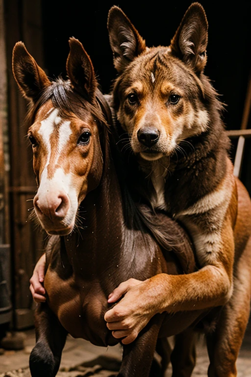 A warrior and his shade wolf