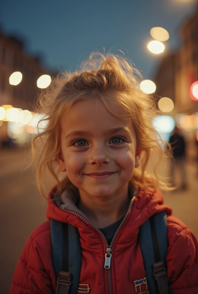 Beautiful stylish, a fashionable girl looks at the viewer with a funny question. ,  expression, questioningly, With an amazing, smiling , funny with a question when,what where,?    a high resolution, photo realistic, 8k, depth of field, 