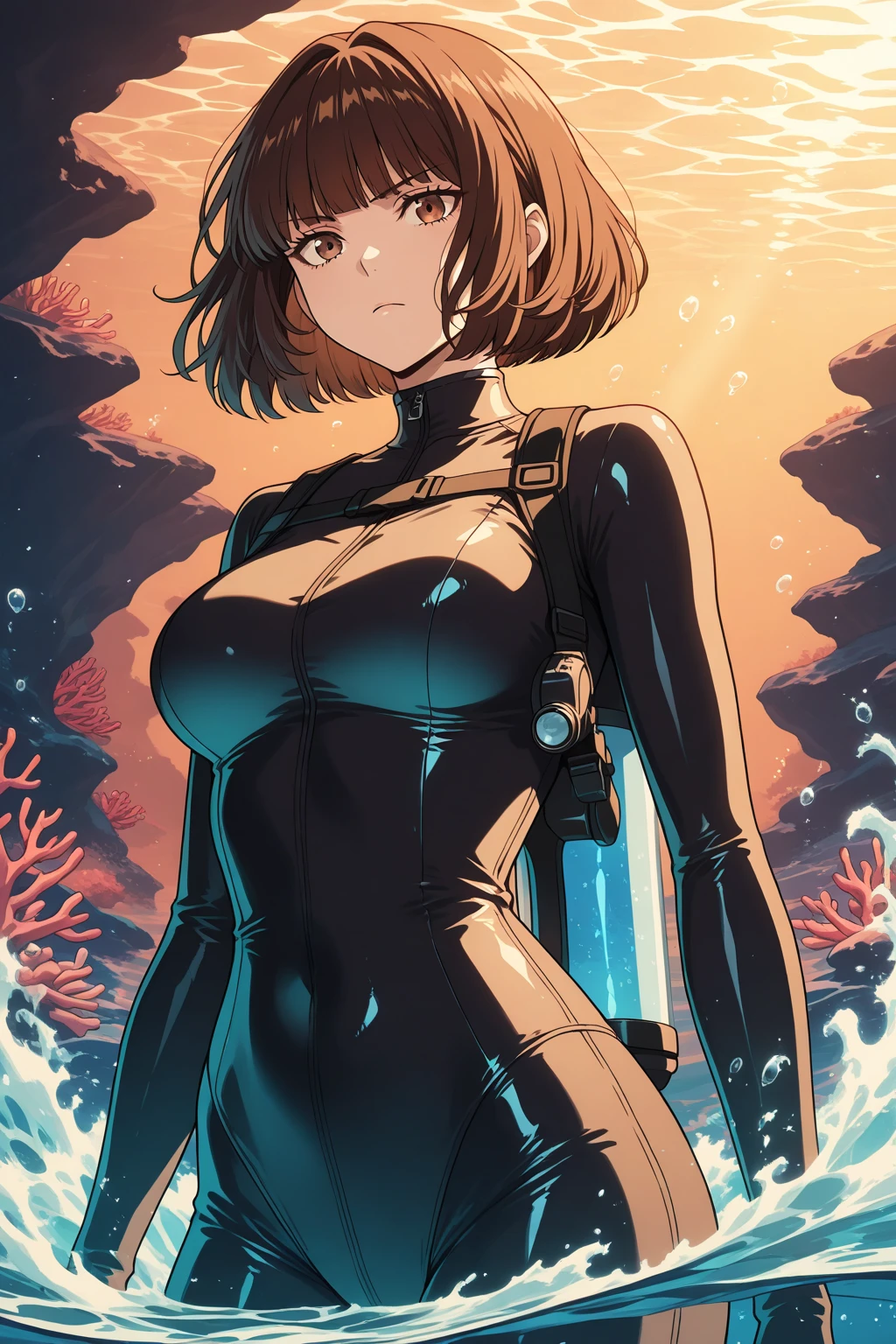 1girl, (shapely body), (solo), 19 years old, hdr, <lora:Misaka_Worst_BHV11:0.7>, ((battle suit)), epic realistic, RAW, analog, dim light, neon lamps, (1 person), (((night))), blinding lights, relaxed posture, people in the background, dark lighting, neon advertising, advertising posters, advertising hologram, realistic shadows, stands in the semi-darkness of a ruined building, ((highly detailed skin, skin details)), sharp focus, 8k UHD, DSLR, high quality, film grain, Fujifilm XT3, soft cinematic light, adobe lightroom, photolab, hdr, intricate, highly detailed, (depth of field:1.4), faded, (neutral colors:1.2), (hdr:1.4), (muted colors:1.2), hyperdetailed, (natural skin texture, hyperrealism, soft light, sharp)