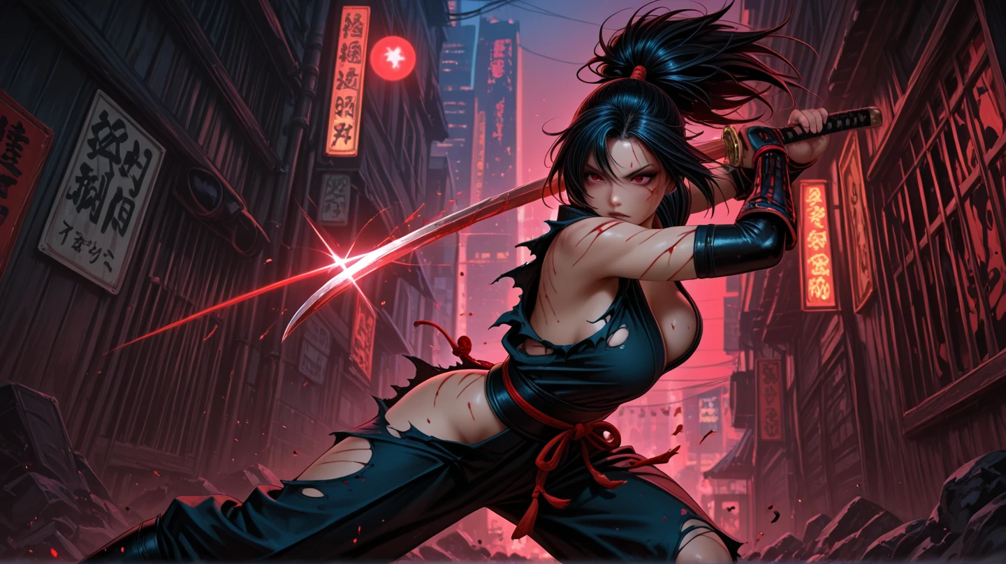 a close up of a woman with a sword in a rocky area, alena aenami and artgerm, badass anime 8 k, extremely detailed artgerm, kunoichi, anime style 4 k, masayoshi suto and artgerm, ross tran 8 k, artgerm julie bell beeple, 2. 5 d cgi anime fantasy artwork