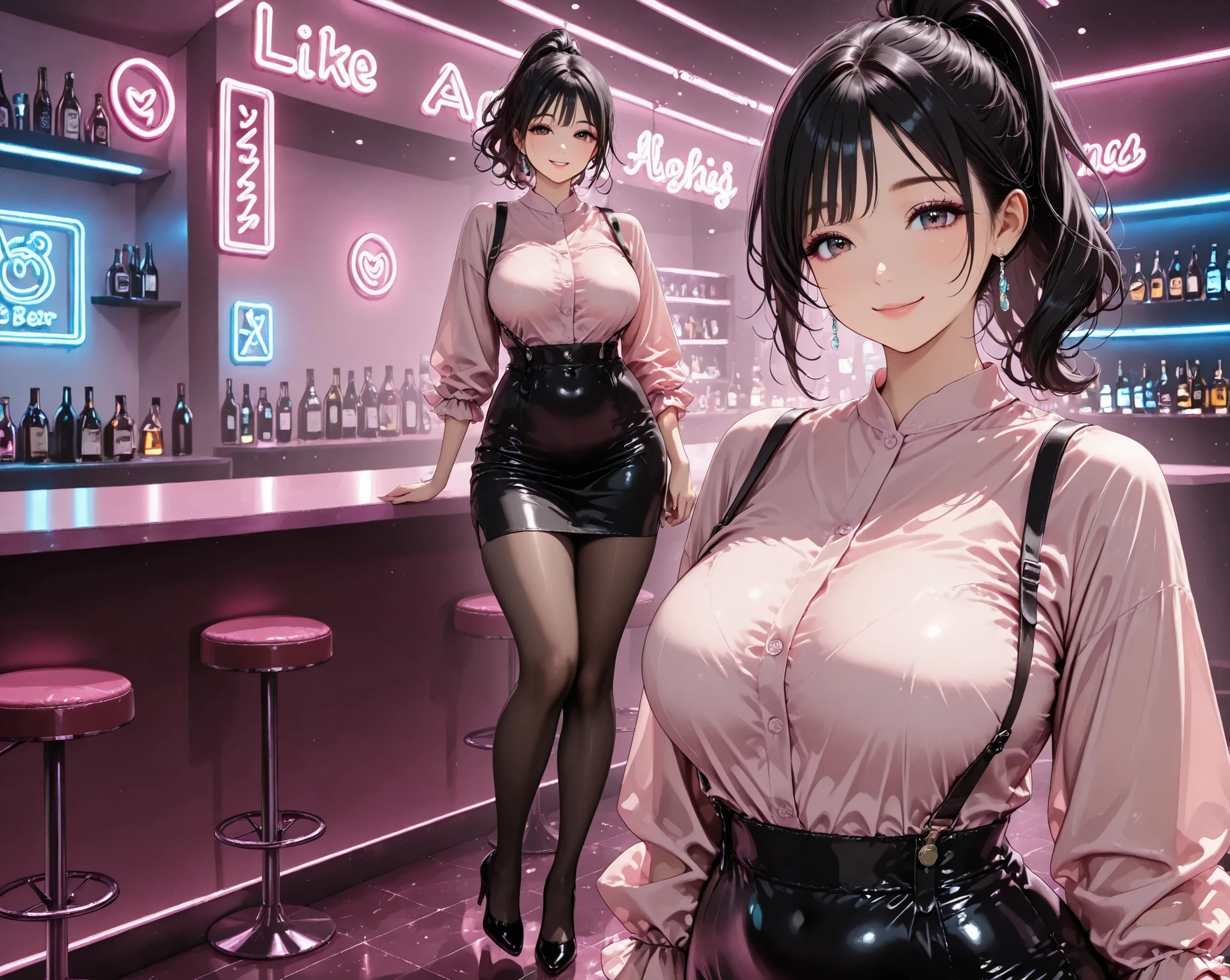 (High definition images), (character Boa Hancock), (((Red cheeks, An embarrassed expression)), The legs are very long, The legs are small and slender, ((Black lace dress)), (Not a skirt and no pants), No shoes, (not wearing underwear), (no underwear), ((panties pulled down)), (no panties, Visible genitals), (Around the vagina and only the vagina is wet with a clear white syrup), Clear syrup leaks from the vaginaม (There is a lot of pubic hair), (full body image), The shirt came off and a little bit of my breasts were visible, In a restaurant.