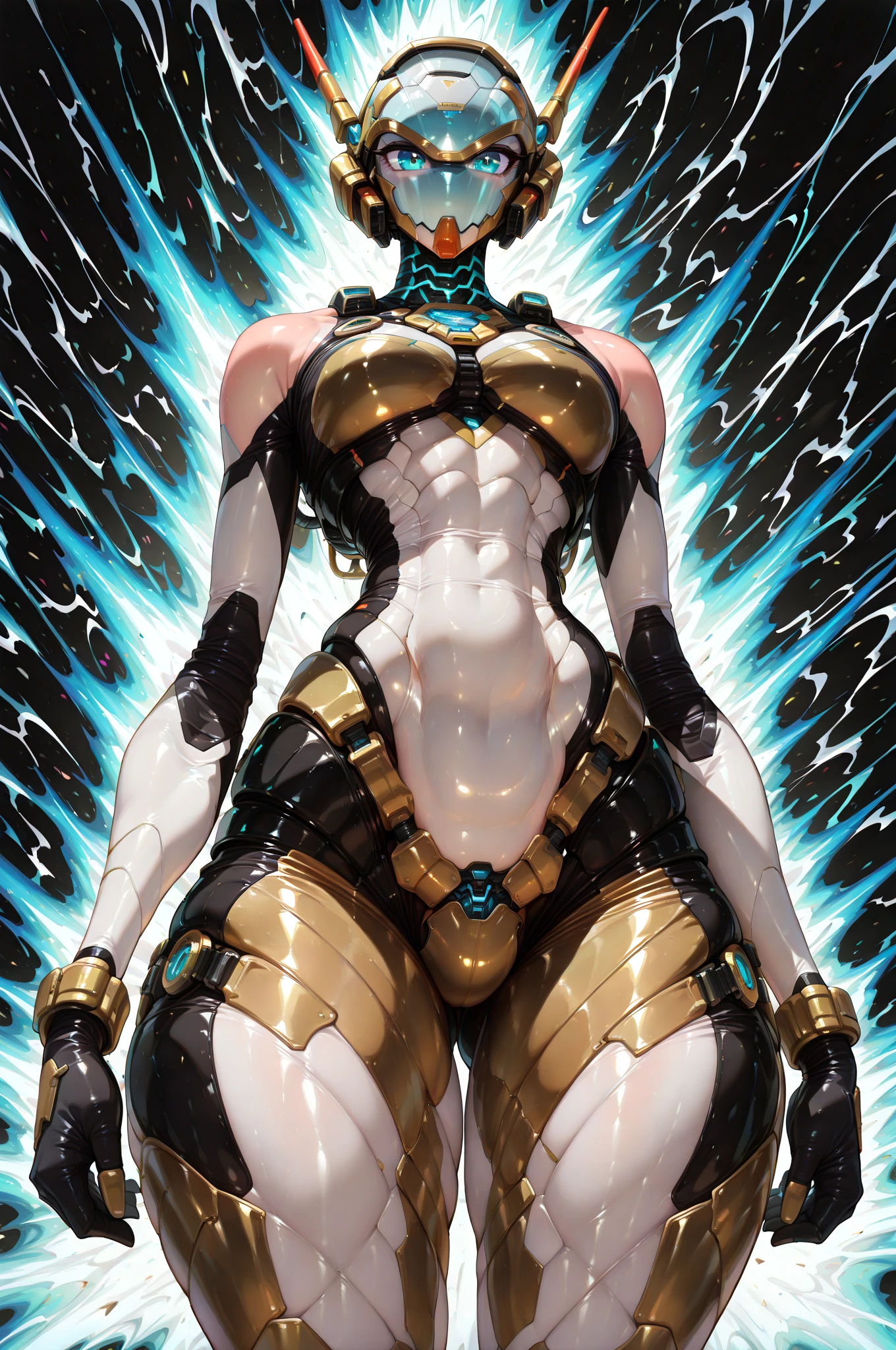 （masterpiece、8K、Ultra-delicate、hight resolution），(((Female Ultraman)))，(((No muscles，large Boob))),nipples，(her head is tapering,The body is made of red and silver，blue armor,The arms present a streamlined design，On the chest there is a round calculator，Looks tall and thin，The overall shape is streamlined、Modern)，posed for photo，city ruins，backgroung details,NSFW,Cameltoe,groin focus,the setting sun,((Open pussy:1.2)),((wet pussy:1.4)),(silver ponytail:1.1),red blush,Crying face,from below,(muscular legs:1.3),cum,((Shibari, arms behind back:1.4)), ((hands on back)), ((amarrada com cordas)), ((hands tied back)), ((rope restraint)),((big Dog collars:1.3)),sitting