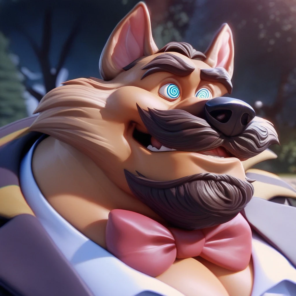 Fat Roxdad from goofy movie wants a hug and Love and hes wearing sunglasses