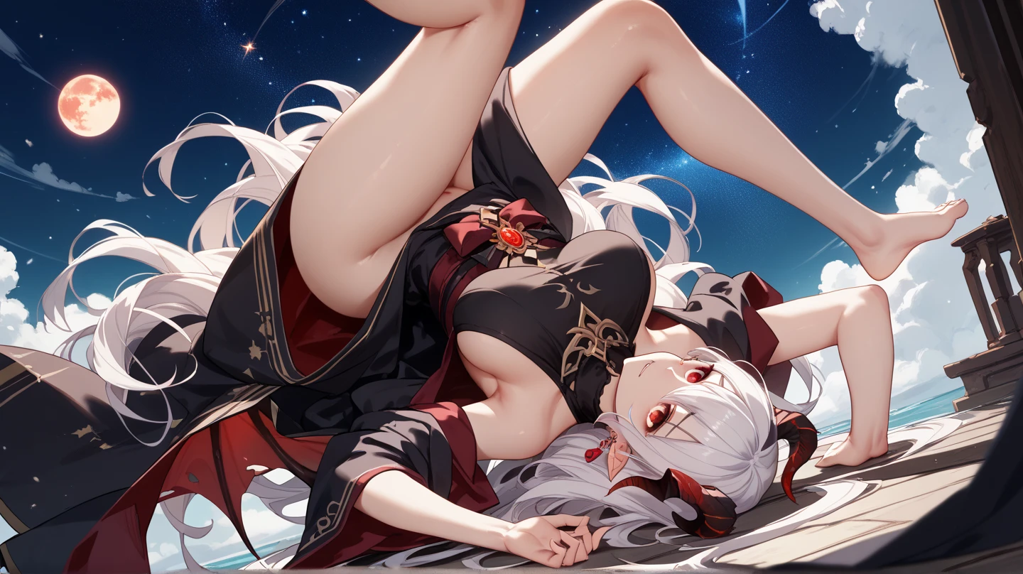 Miss Shaoyu Qianjin has white skin and beautiful long legs 4K anime characters