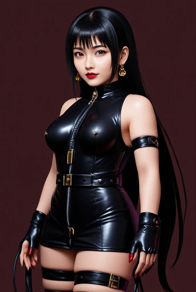 (((masterpiece+best quality+high resolution+ultra-detailed))), boa hancock, long silky black hair, high nose, sharp eyes, noble and inviolable temperament, (([female]: 1.2 + [beauty]: 1.2 + black long hair: 1.2)), dark and deep background, bright eyes, dynamic angle and posture.