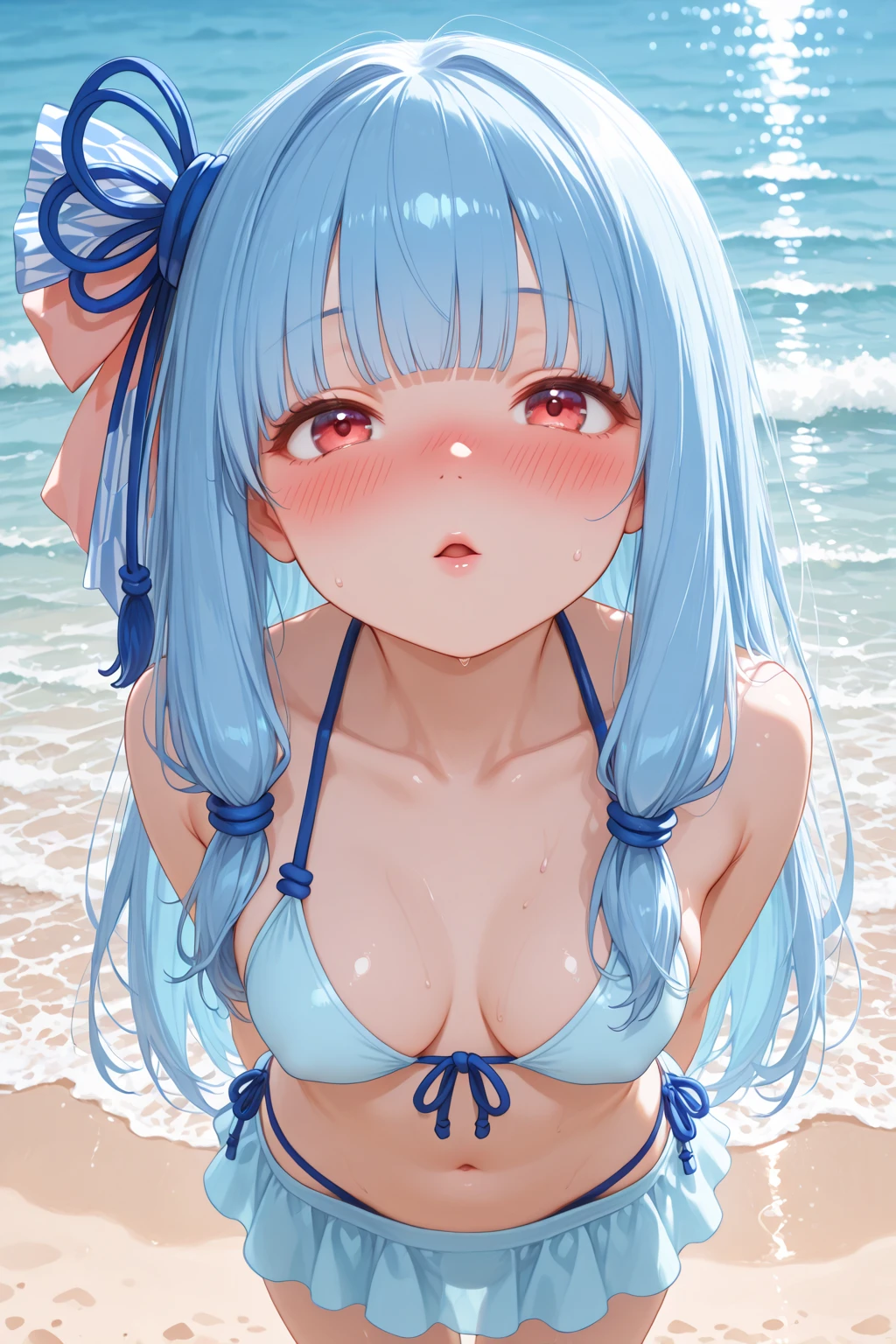 (Best Quality:1.3), slit-eyes, Large breasts, Enraptured look、 Blushing:1.2, (POV, Close Shot), thighs thighs thighs thighs, (lactating breasts:1.3)、Bright hair、Medium Hair、broad shoulder 、Shine in the eyes、Soft looking、fullnude、Pink nipples、cum shots、ssex、open the legs widely、Saggy milk、slick skin、Opening legs,fullnude、butterfly hair ornament、Hotel、 with guy、penises、Rubbing your、Rubbing your with both hands、embracing each other、Man's 、cum ejaculation self ejaculation、Semen on the face、White water on the face、white water from the tip of the penis