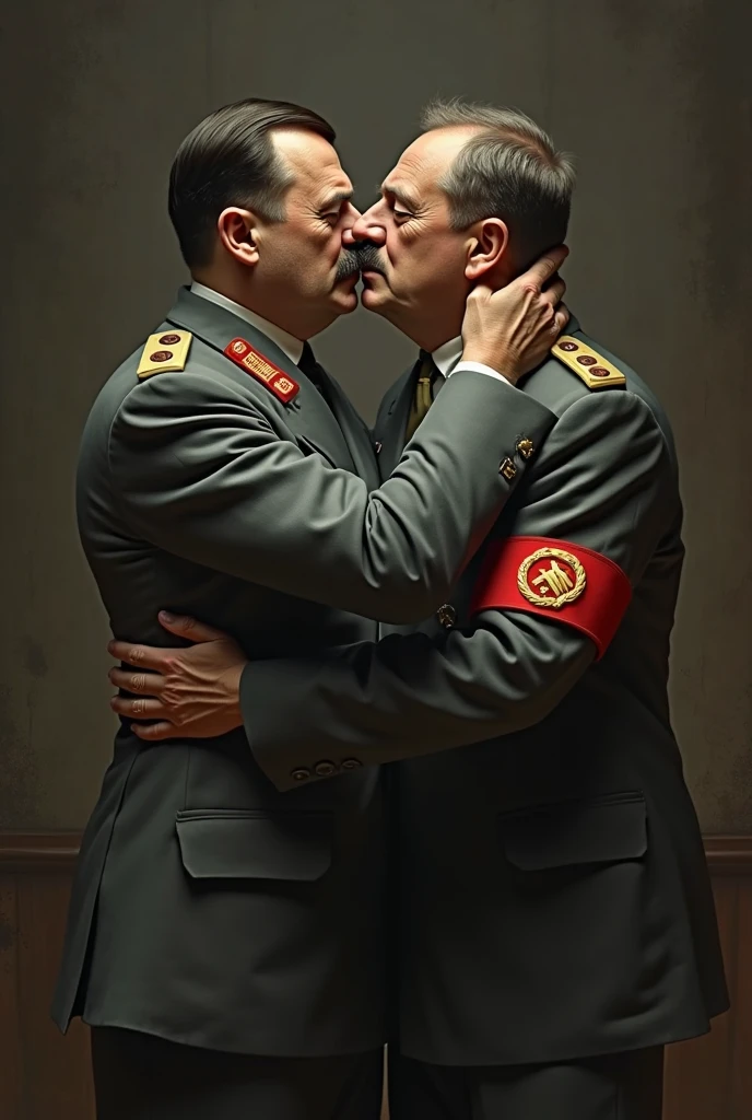 d. Peter the First kissing Hitler