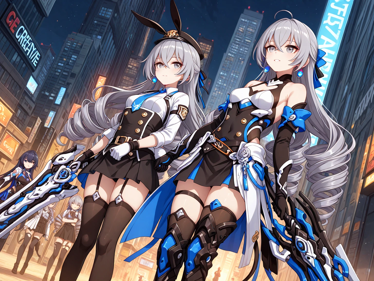 (Very delicate and beautiful:1.2)super model,,Big Breasts,Beautiful breasts,voluptuous,【bike shorts】,,【2girls】,,highest quality, High resolution, 8K,, Large Breasts,, Vivid details, ,A girl kicks a guy in the knee,,Two girls bullying a guy