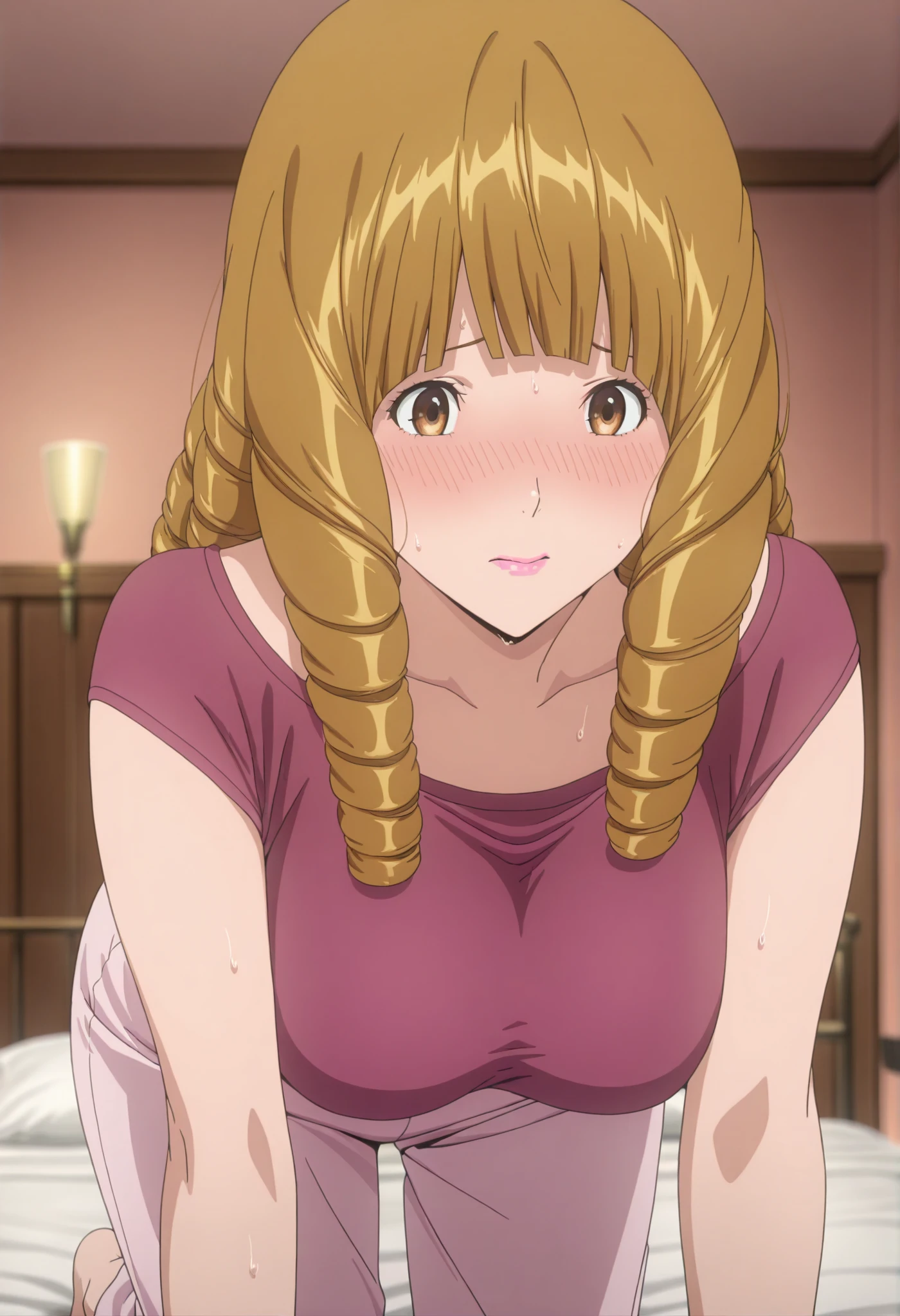 <lora:AkaneKinoshitaV1.1:0.8> Akane Kinoshita, ((show breasts)), cute, ((lifted by self)), self exposure,  nipples,, 8k, masterpiece, absurdres, anime,