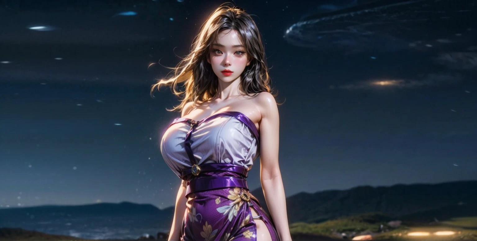 ((Queen of the galaxy that appears in Japanese mythology)), ((sensual body, take up, thick, very beautiful woman, hourglass illustration, big breasts, huge boobs, big ass)),((Dignified woman))(shiny hair, medium short, wavy), (cute eyes, pale alabaster skin), ((camel toe)), (Detailed and thick), ((perfect woman image)), (Huge breasts that are about to burst、Giga Breast、large flabby breasts), Chubby, thick waist, soft belly. masterpiece, highest quality, ((realistic)), ((1 person)), 8K quality, very delicate and beautiful, Official art with attention to detail, highly detailed hands, digital art, hyper details, top fade, space fantasy. (beautiful and detailed eyes, beautiful detailed lips, highly detailed eyes and face, eyelash length), (sensual curves,on all fours,show cleavage,smile, sexy), (thigh gap, camel toe, pubic hair, vulva) Create a captivating visual representation of Queen of the galaxy that appears in Japanese mythology with a take up, voluptuous physique that accentuates her hourglass illustration. Emphasizes plump breasts and bulges, prominent butt cheeks, in the starlight,maintain an attractive aura. she has a bewitching presence, Her body decorated with a unique blend of abstract and realistic designs. (looking at the viewer),((Wearing a rainbow-colored swimsuit with sparkling stars)),((naughty swimsuit)),Wearing a thin veil with shining stars,She is wearing a luxurious gray tiara with sparkling stars..